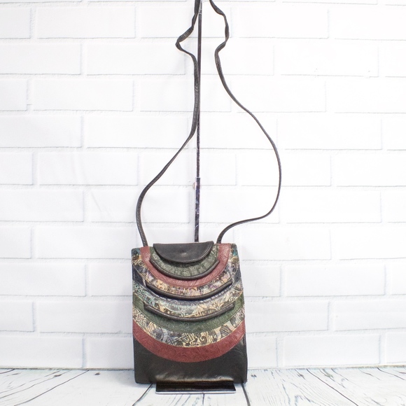 Pinky Bags Bags By Pinky Genuine Leather Tooled Multi Colored Poshmark